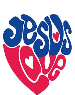 estampa camiseta evangélica Jesus love
