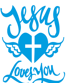 estampa camiseta evangélica Jesus loves you