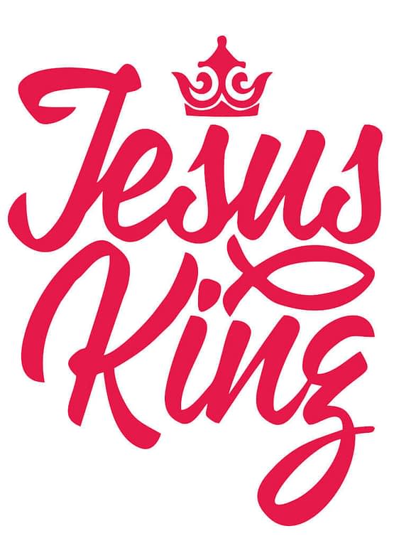 estampa camiseta evangélica Jesus king